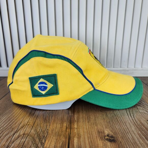 Puma Ferrari Felipe Massa #6 Brazil F1 Hat Cap Yellow Green Official Scuderia - Picture 4 of 12